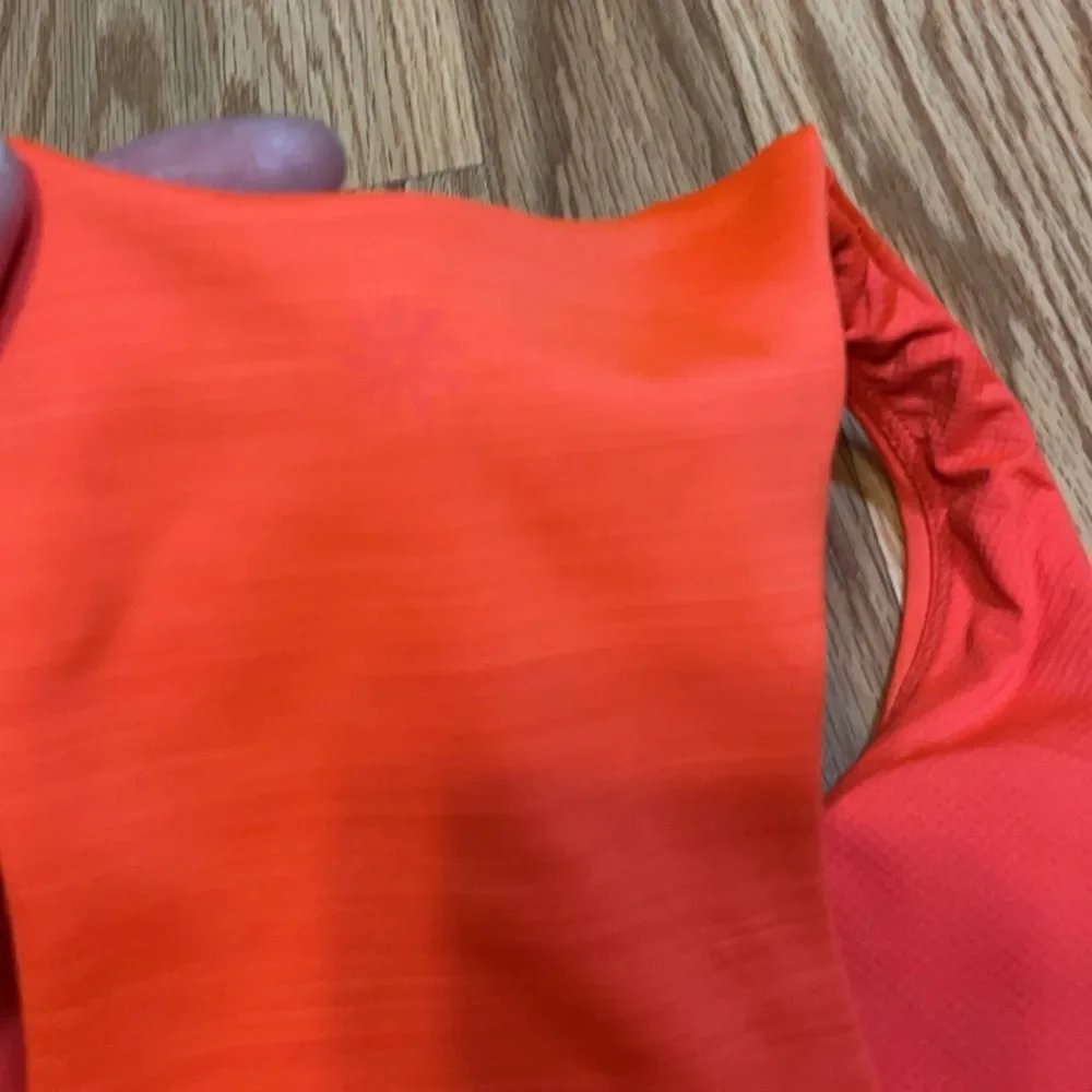 Athleta Gym Bra Crop Tank Orange, Sport